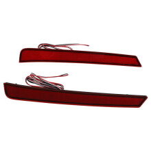 Auto-LED-Heckstoßstangenreflektorlicht Rücklicht Nebelscheinwerfer Bremslicht für Vellfire 40 Serie 2023+ Rot