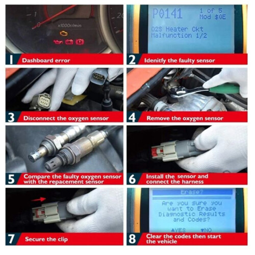 04E906262A Lambda O2 Oxygen Sensor för  A3  LEON SC ST  OCTAVIA 3   7 1.2 1.4 TSI TFSI 2012-2019 1