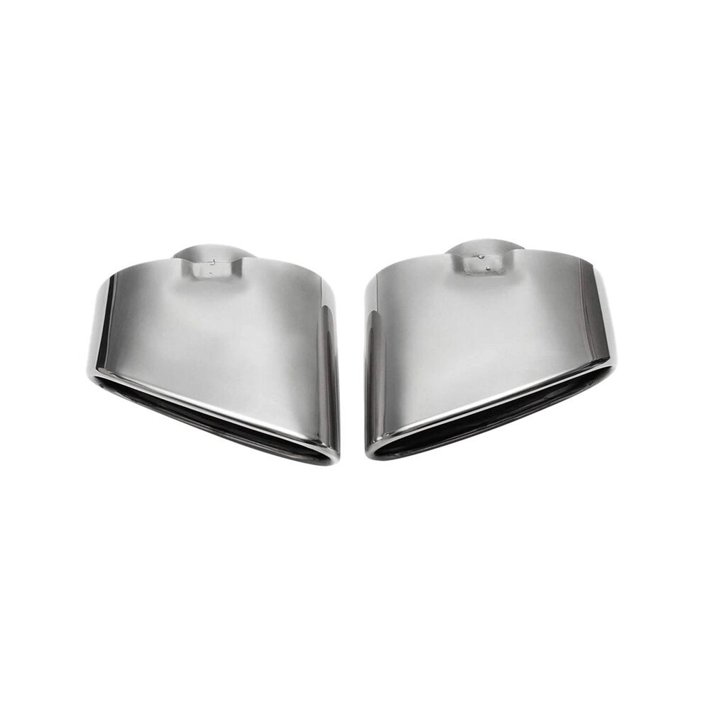 Stainless Steel Chrome Car Exhaust Tips Dual Tailpipe Muffler Pipe Cover For X5 E70 E53 2000-2016 6032161640515
