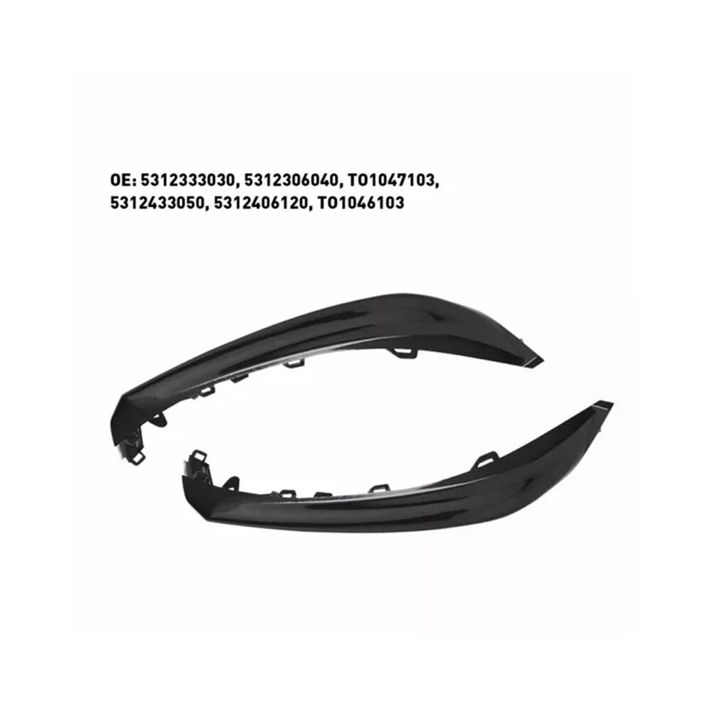 1Pair Car Front Bumper Side Lower Trims Grille For Camry Se Xse 2018-2020 53124-06120 53123-06040 6032052752754