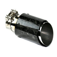 Auto-Auspuffblende mit Schmiedemuster, 63-101 Mm, Universelle Auto-Auspuffrohr-Modifikation, Endrohr zum Anklipsen