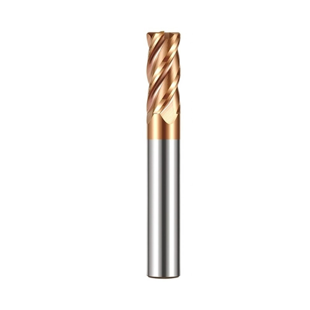 Corner Radius End Mill 4 Flute Tungsten Carbide Bullnose Cnc Cutter R0.5 For Steel And Cast Iron 9199774918367