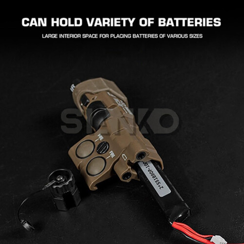 Battery Box Mount Compatible With Modular Lightweight PlugIn Battery Case Compartment Black Airsoft 1