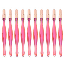 Pinceaux de maquillage licorne pour l'application de fards à paupières, poils synthétiques de qualité supérieure, pour estomper et mélanger les