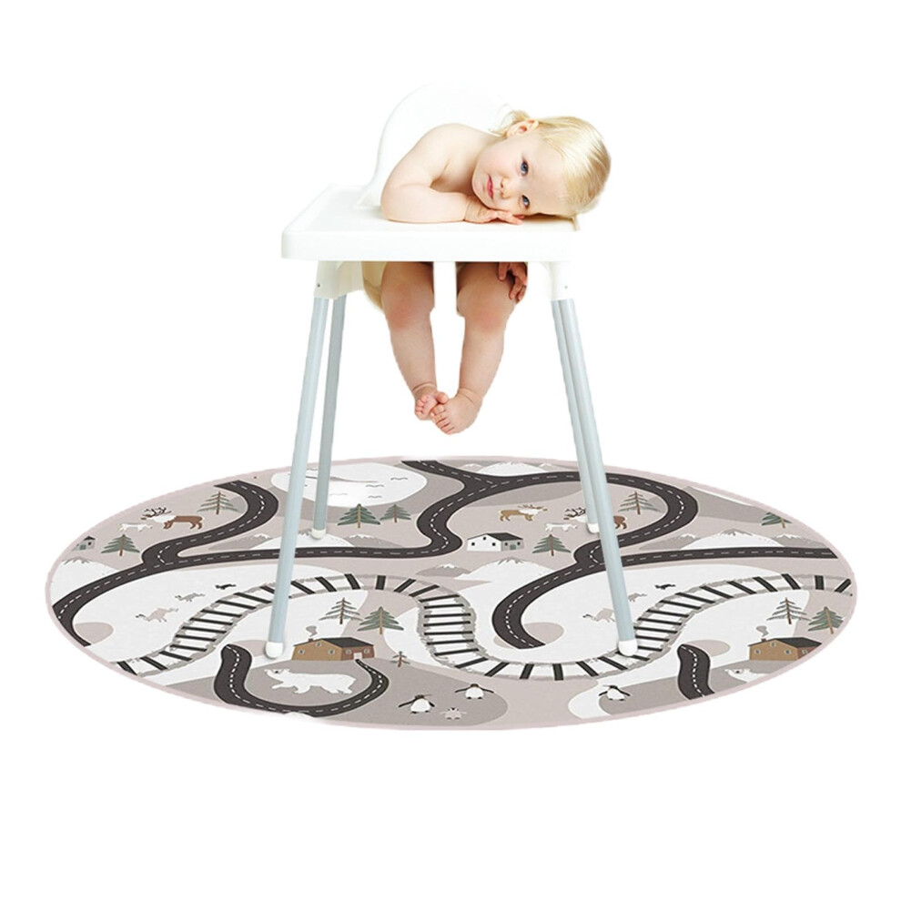 Splat Floor Mat for  Chair  Waterproof Antislip Washable Mat
