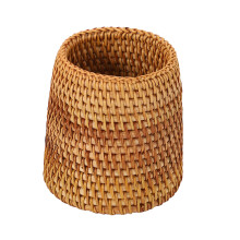 Bacchette di Rattan Tubo Pala Cucchiai Secchiello Coltelli Da Pranzo Forchette Stoviglie Stoviglie Scatola di Immagazzinaggio Cestini per La Casa