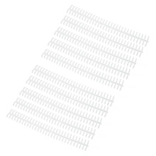 10 Pack Binding Combs 1/2in Diameter 30 Holes Plastic Spines Transparent