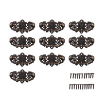10 Pack Vintage KüChen Schrank Pull MöBel Fallen Ziehen Schubladen Griffe Schlaf Zimmer Kommode KnöPfe Bronze