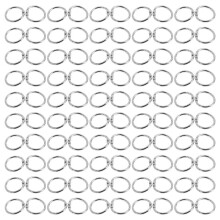 100 Stuks 19 mm Losbladige Binderringen Sleutelhangers Boekringen Binderringen voor Plakboek/Album/Ambacht