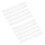 10 Pack Binding Combs 1/2in Diameter 30 Holes Plastic Spines Transparent 2