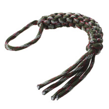 Skog Paracord Digital Camo Fyrkantig VäVd Knivsnodd