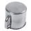 Edelstahl-Kaffee-Tee-Becher-Schale-Camping / Reise-3.5 4