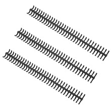 10PCS 34-Hole Black Plastic Binding Spines, 12mm Diameter