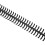 10PCS 34-Hole Black Plastic Binding Spines, 12mm Diameter 2
