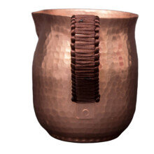 800 Ml Puur Koperen Latte Werper Hete Melk Cup Koperen Mok Water Potten Waterkokers Hamer Handwerk Drinkware Servies