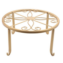 Soporte de Planta de Maceta de Hierro para Suelo, Estante de Flores, Estantes de JardíN, Planta de JardíN, BalcóN, Estante Redondo, DecoracióN del