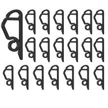 Goothaken Outdoor Kerstverlichting Clips Licht Ophangclips voor Feest Kerstversiering Lichtslingers Zwart