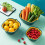 Baskets Fruit Washing Basket Multifunctional Drain Basket Stackable Sinks Kitchen Colander Set for Draining D 3