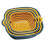 Kitchen Colander Bowl Pasta Strainer Plastic Fruit Bowl Colanders Three-Layer Draining Bowl Vegetable Washing Basket 5