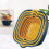 Kitchen Colander Bowl Pasta Strainer Plastic Fruit Bowl Colanders Three-Layer Draining Bowl Vegetable Washing Basket 2