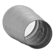 50-70mm Iron Universal Car Exhaust Pipe Reducer Adapter, 5 Step