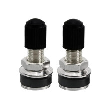 32mm Zinc Alloy Motorcycle Valve Caps for Tubeless Tires, Dustproof Stem Covers 2pcs