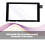 Conversor digital profissional para console Nintendo Switch, compatível com Nintendo Switch, lente de vidro touchscreen frontal externa com 7