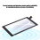 Conversor digital profissional para console Nintendo Switch, compatível com Nintendo Switch, lente de vidro touchscreen frontal externa com 6