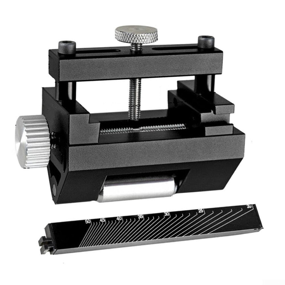 Honing Stand For Chisel Maintenance With Clear Measurement Chart For Accurate Grinding Angles Black 9382693161048