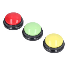 Multifunctional Dog Record Buttons 3 Colors ABS Portable for Pets