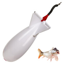Carp Bait Holder Portable Fishing Spod Bomb Fish Feeder Bait Launcher for Extra Wide and Precise Casting