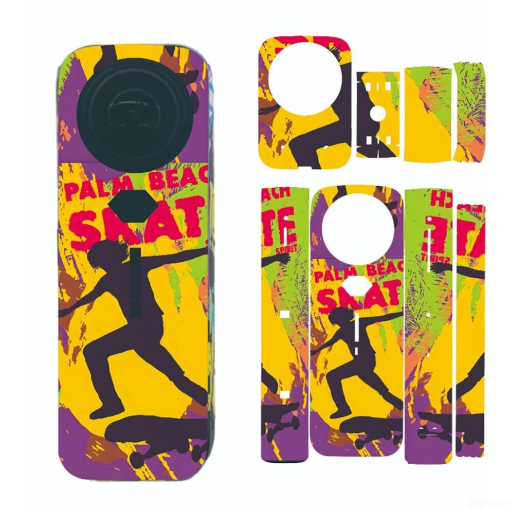 Pvc Protective Sticker For Insta360 X5 Sports Camera Skin Colorful Scratch Resistant Film Cover Accessory 9382693052711