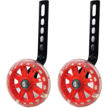 Stabilizers 1 Pair Adjustable Bicycle Training Wheels Red For Kids And Adults Compatible With Most Bikes
