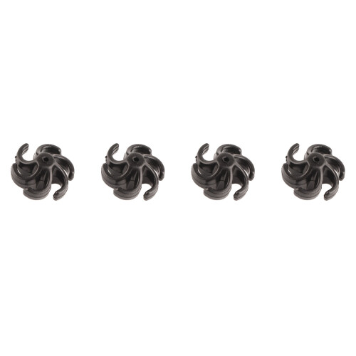 Durable Rubber Bow String Silencer for Archery Noise Reduction 4Pcs 1