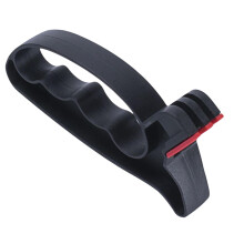 Scissor and Knife Sharpener with Adjustable Angle, Ergonomic Grip for Kitchen Ceramic and Steel