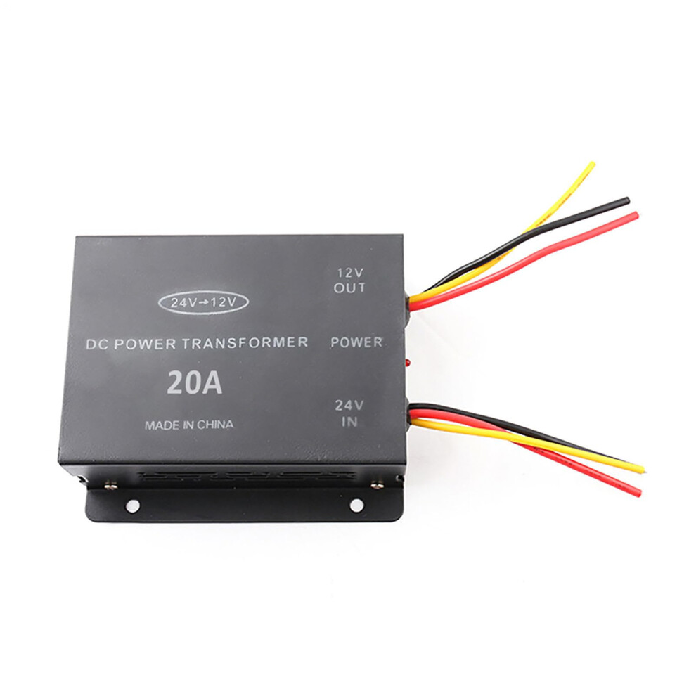 24V To 12V Converter Dc Voltage Reducer Waterproof Regulator For Truck Bus 20A Stable Output 9189345505775