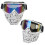 Skull Goggles Mask PC Sponge Detachable Adjustable for Motorcycle Riding 2