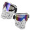 Skull Goggles Mask PC Sponge Detachable Adjustable for Motorcycle Riding 4