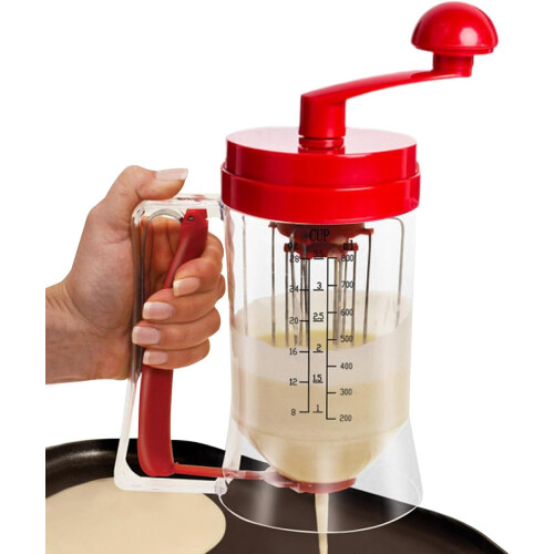 900ml Pancake Batter Dispenser with Easy Trigger Handle for Mess Cupcake Pouring 2