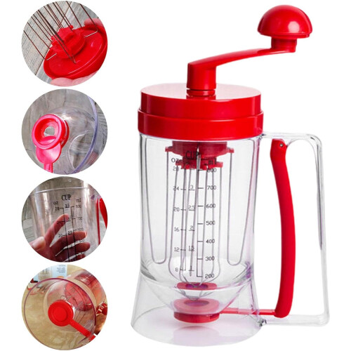 900ml Pancake Batter Dispenser with Easy Trigger Handle for Mess Cupcake Pouring 1