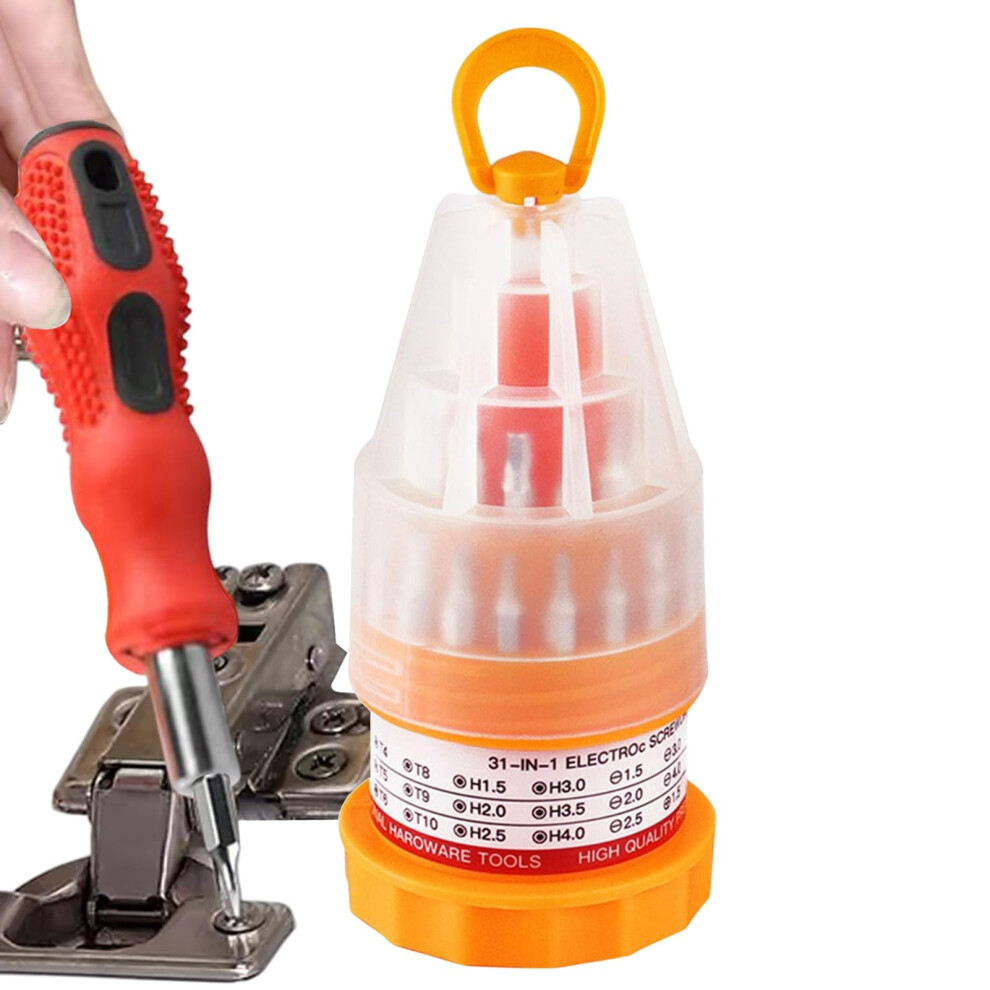31In1 Precision Screwdriver Set With Ergonomic Nonslip Pagoda Handle For Electronics 9189345506161