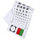 Eye Vision Chart Wall Mounted Visual Acuity Chart BreakResistant Plastic Professional Visual Testing For Home Clinic 1