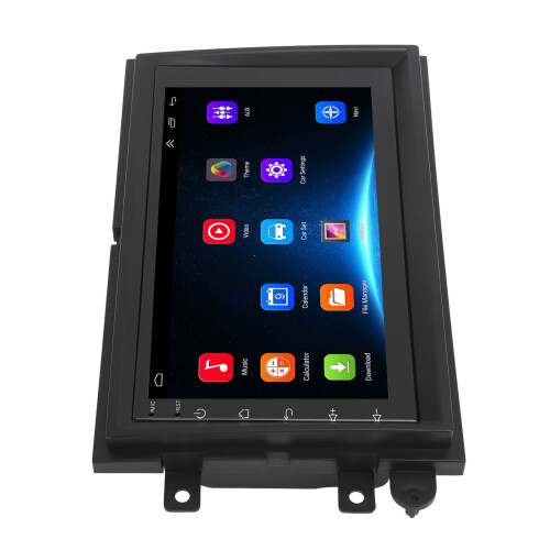 Rádio com Bluetooth e GPS, tela sensível ao toque de 7 polegadas, Android 12, som automotivo com processador quad-core, CarPlay sem fio, Android 2