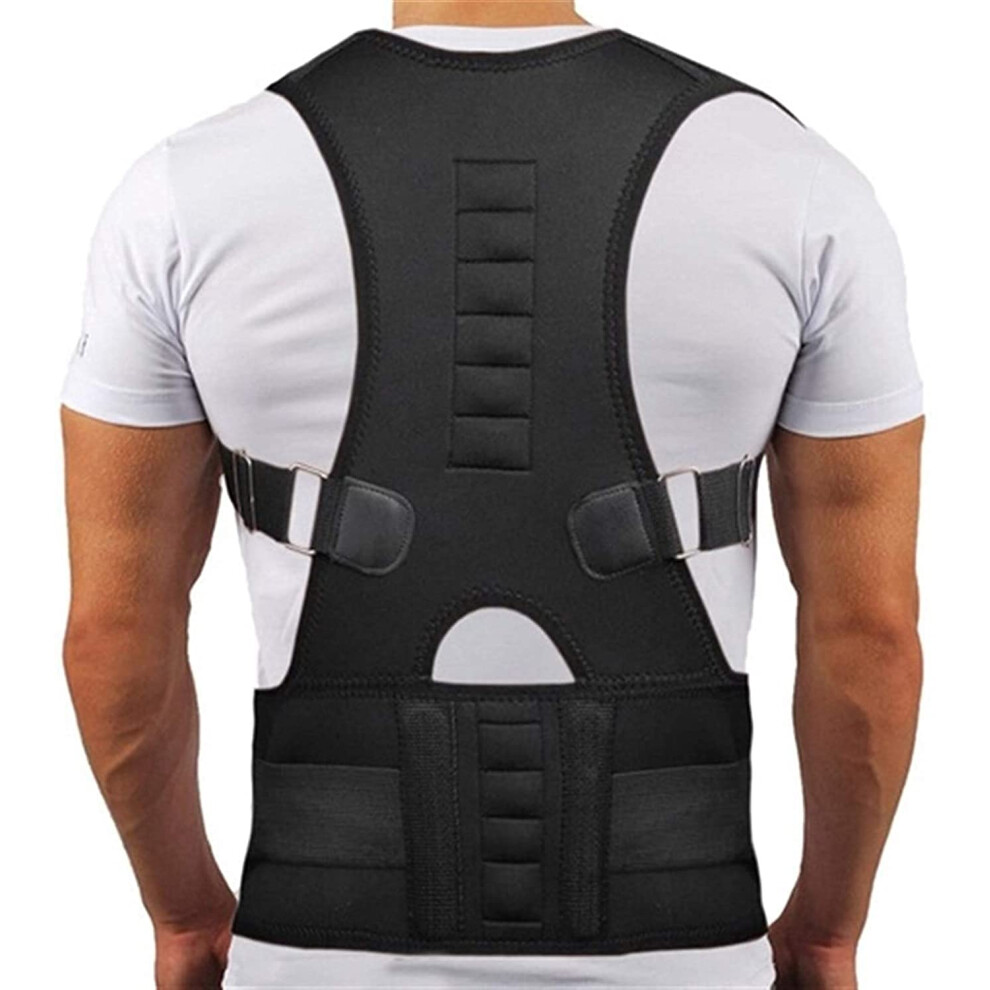 XXLarge Adjustable Posture Corrector Back Support Brace for Clavicle Spine and Shoulder Alignment