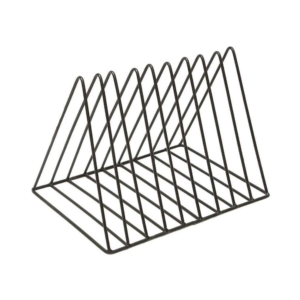 Record Storage Rack Cd Rack Storage Shelf Triangle Frame Dvd Stand Book Rack Magazine Holder 26X18x18 Cm 14X11x13 Cm (3 Pcs) 9347817347364