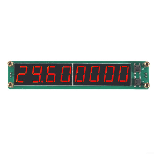 Digital RF Frequency Meter PLJ8LEDR 0.1MHz2.4GHz Dual Channel LED Display Compact Electronics Lab Testing Red