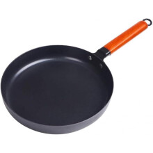Frying Pan NonStick, WearResistant Iron Pan For Gas And Induction Cookers, Wok Style Household Pan