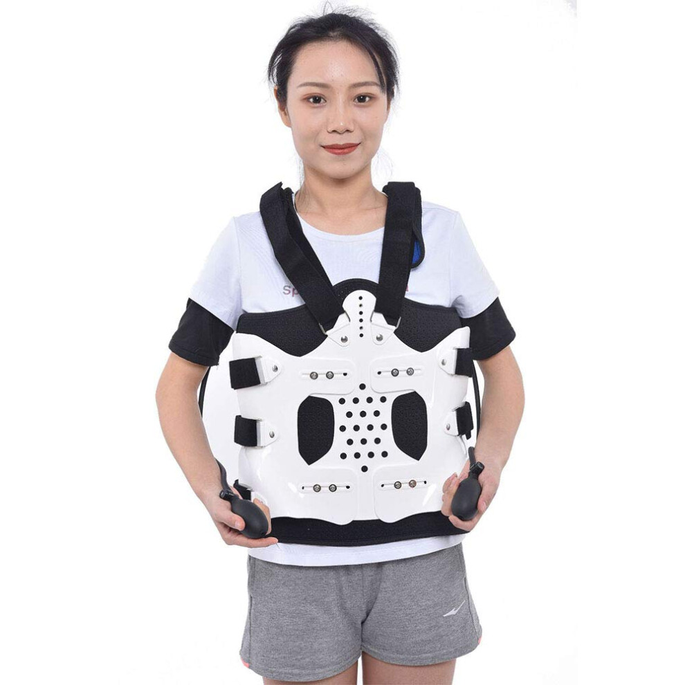 Back Brace Posture Corrector Thoracic Lumbar Support for Kyphosis and Spinal Compression with Airbag