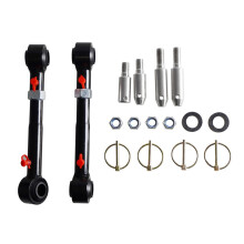 Front Links Quicker Disconnect 2.56 Inch Lifts Adjustable Front Sway Bar Links Extended For Jeep Wrangler JK 9806/1718