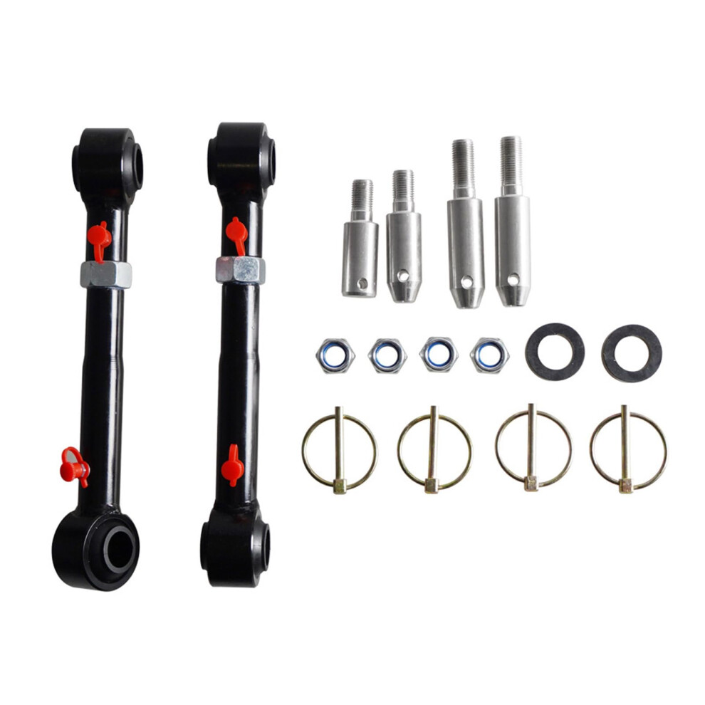 Front Links Quicker Disconnect 2.56 Inch Lifts Adjustable Front Sway Bar Links Extended For Jeep Wrangler Jk 9806/1718 9382693163264